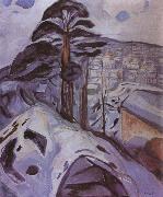 Edvard Munch Winter oil